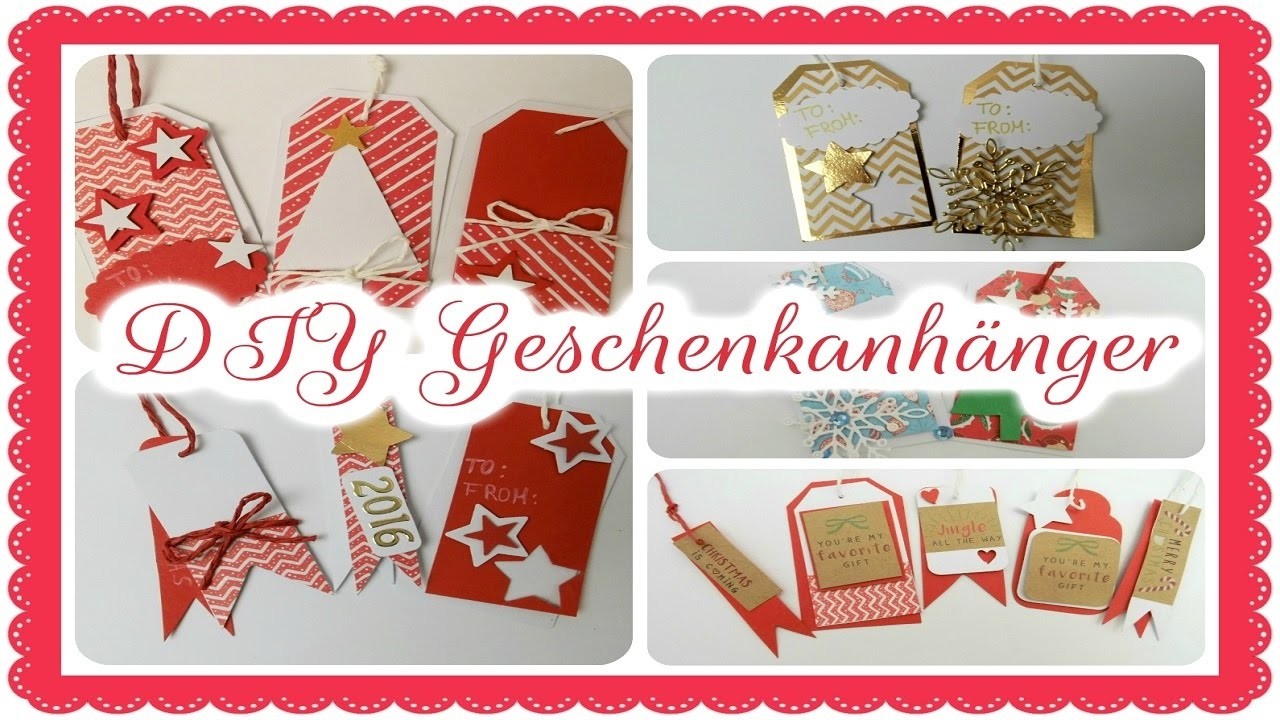[Türchen #4] - DIY Tag's - Geschenkanhänger