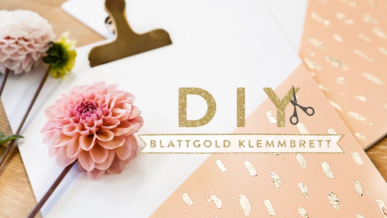 Clipboard mit Blattgold | WESTWING DIY-Tipps