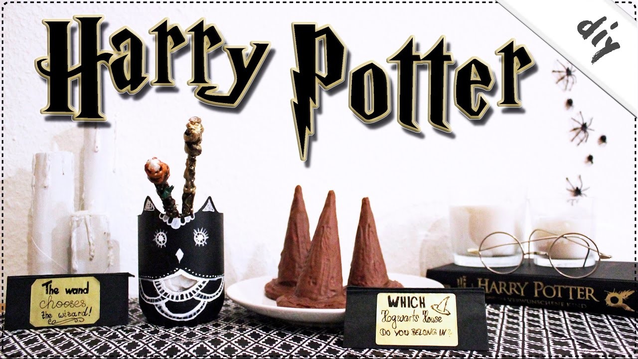 DIY Harry Potter Party IDEAS | Sorting Hat Treats, Floating Candles, Wands