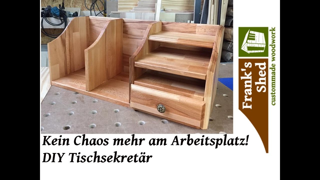 Kein Chaos mehr am Arbeitsplatz! DIY Aktenablage - Get organized at work! DIY filing cabinet