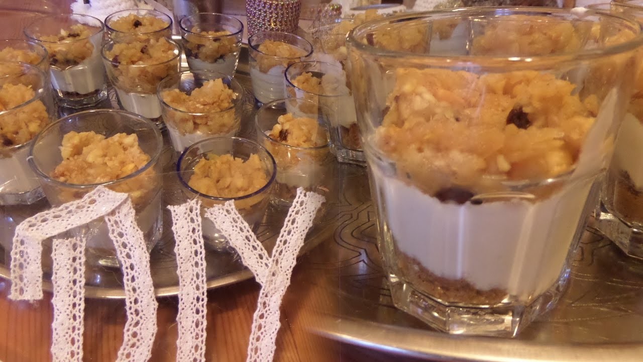 DIY: Blitzrezept, BRATAPFEL-Torte.Dessert im GLAS ohne Backen-von DIY kekaplauderei