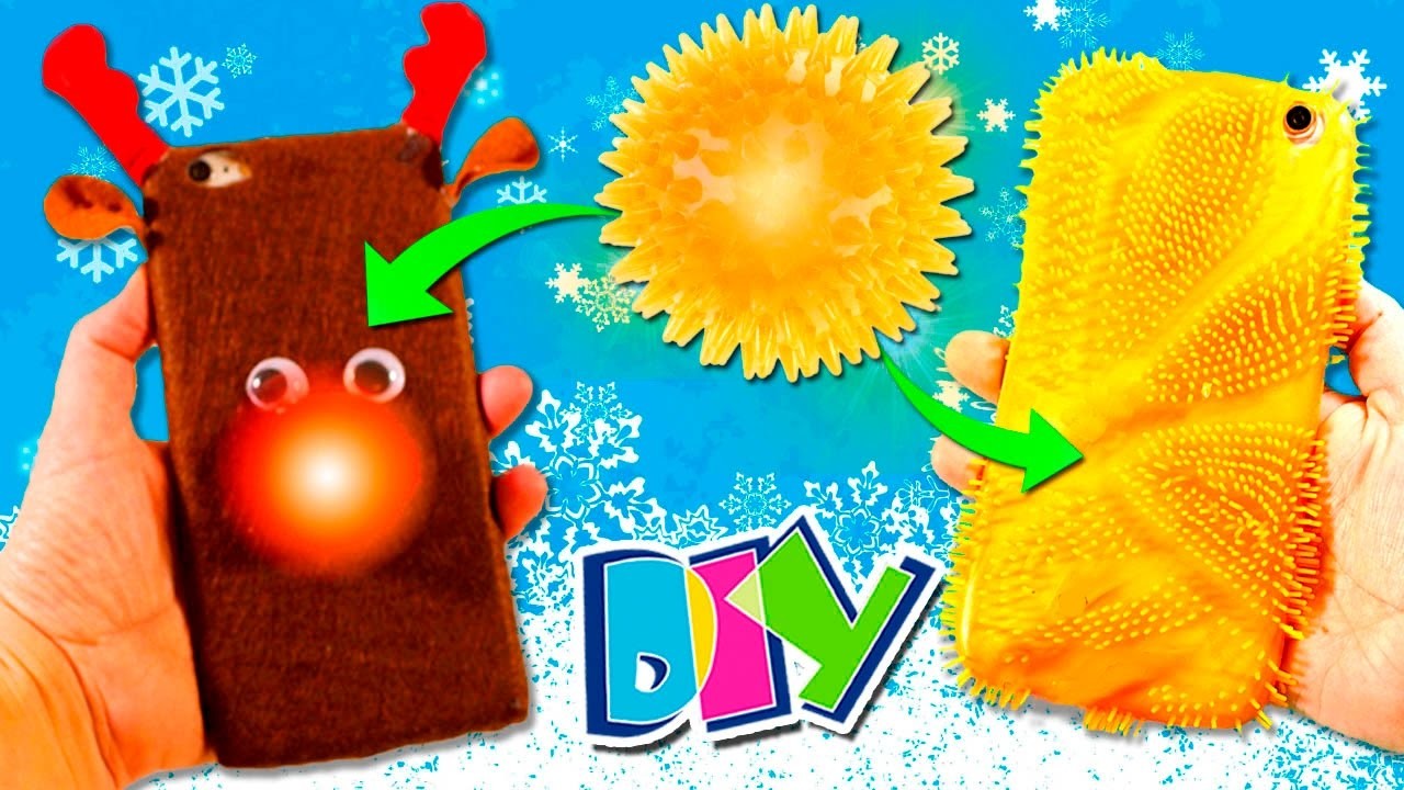 DIY RUDOLPH Handyhülle mit LICHT * HAUSGEMACHTE Handyhülle für WEIHNACHTEN