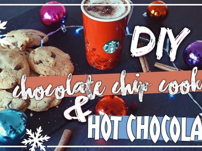 DIY Starbucks COOKIES & Hot Chocolate DRINK + VERLOSUNG!!
