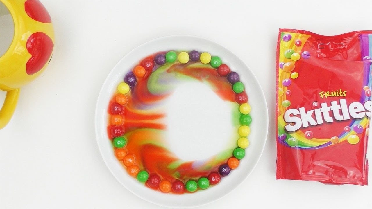 DIY Skittles  REGENBOGEN selber machen | Experimente zum nachmachen für kinder | DIY Kids Club