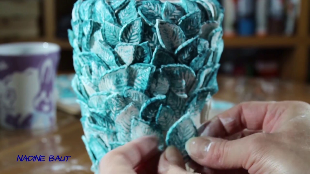 DIY - Vase selbst gestalten - how to make a flower vase