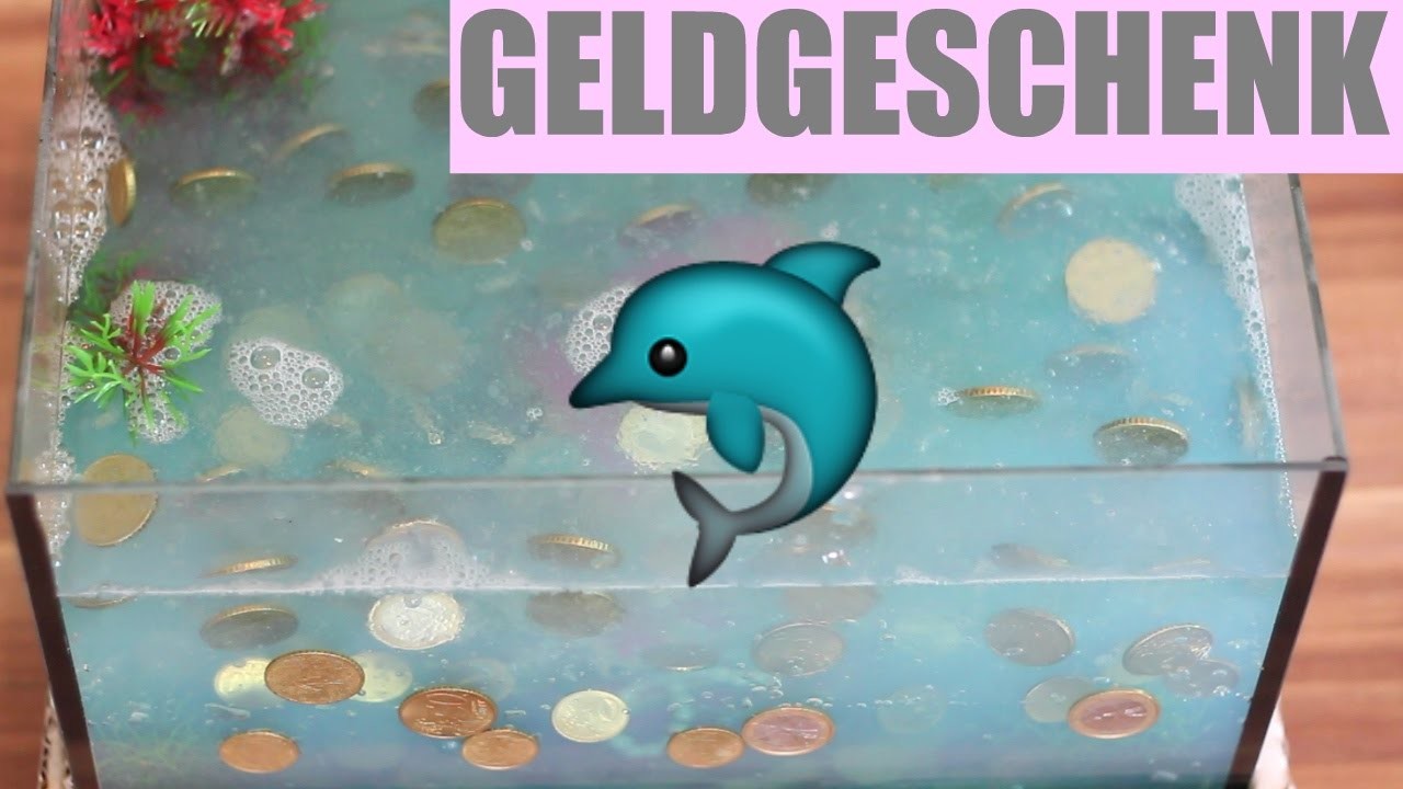 Geldgeschenk Aquarium |Geschenkideen zur Hochzeit | braut.TV