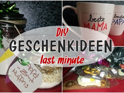LAST MINUTE DIY GESCHENKIDEEN | Bruchschokolade, Tassen, Rezepte im Glas