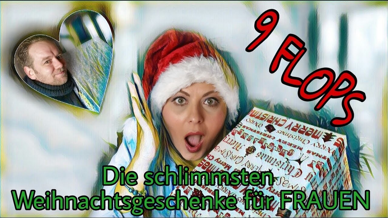 Die 9 schlimmsten Weihnachtsgeschenke für FRAUEN. Geschenke-Flops