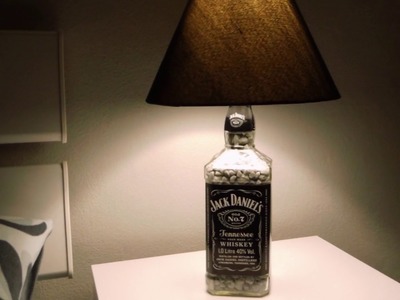 DIY Jack Daniel's Lampe selber bauen Anleitung Tutorial Deutsch