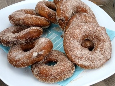 Gebackene Apfelringe