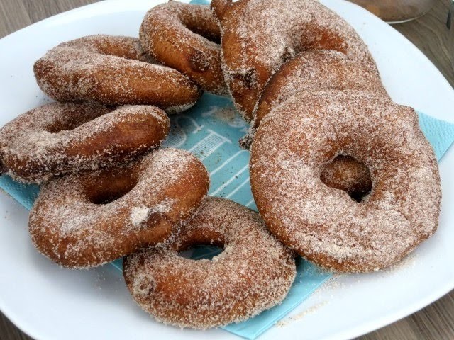 Gebackene Apfelringe