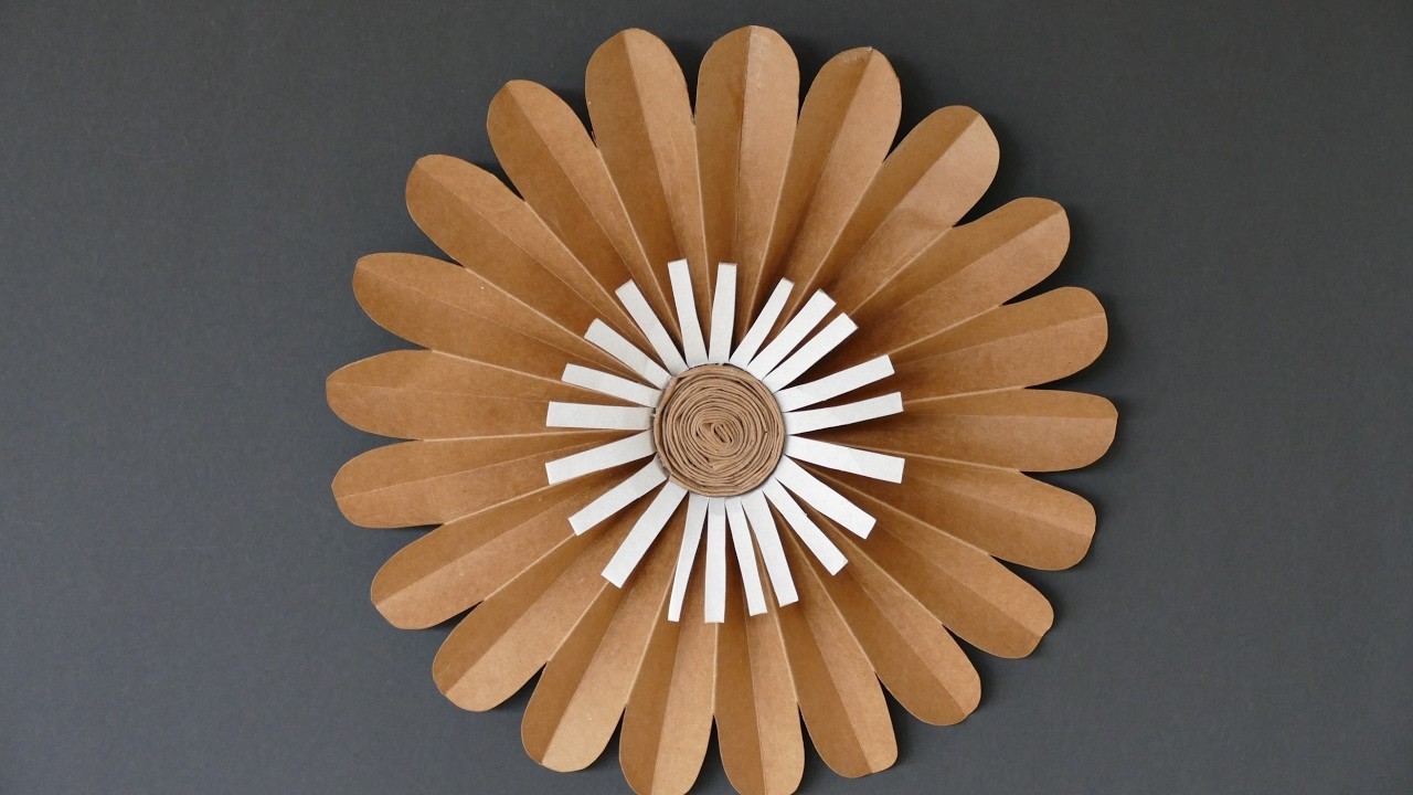 Blume basteln aus Papier – Wohndeko basteln, tinker flower of paper