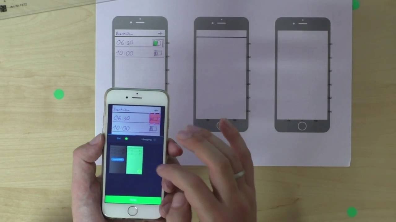 UX Design Techniken: Paper Prototyping mit Apps