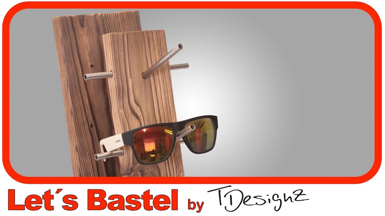 Brillenhalter aus Europalette  | Upcycling | Holz Flammen | Anleitung DIY
