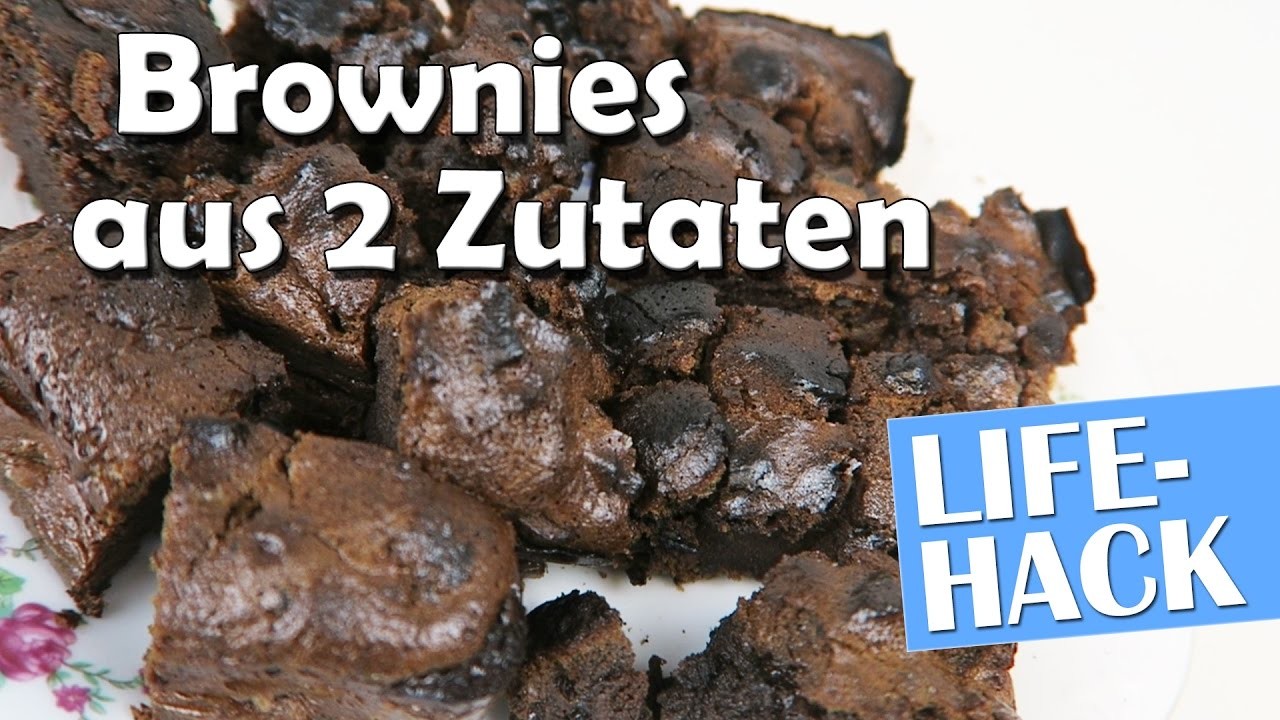 Brownies aus 2 Zutaten - Lifehack | DIY