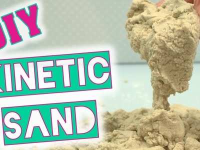 DIY Spielsand wie "Kinetic Sand" selber machen - weicher Spielsand