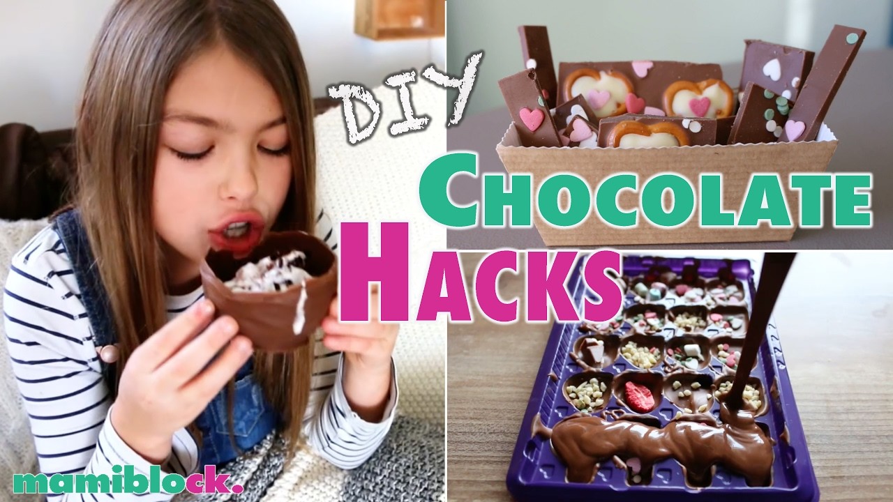 DIY Homemade Chocolate Hacks | Yummy | mamiblock kiDchen