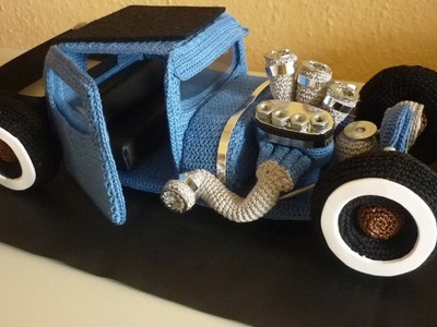 Auto häkeln Hot Rod Tutorial Zeitraffer