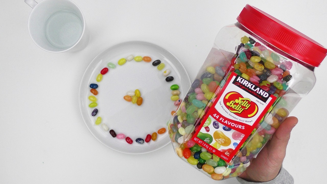 DIY JELLY BELLY REGENBOGEN Experiment | Funktioniert das Experiment auch mit anderen Süßigkeiten?
