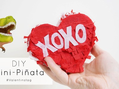 Pinata DIY: Eine Mini Pinata selber basteln | Bastelideen zum Valentinstag