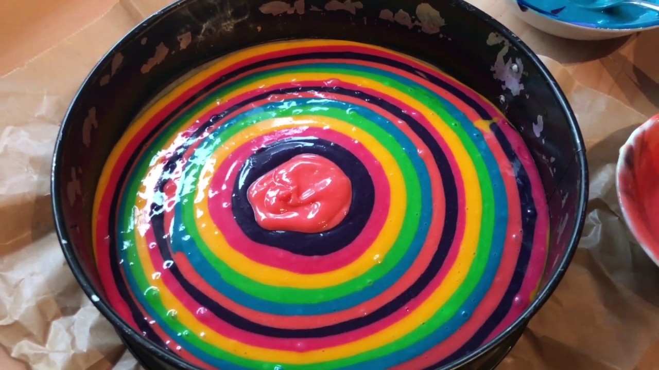 Regenbogenkuchen einfach gemacht