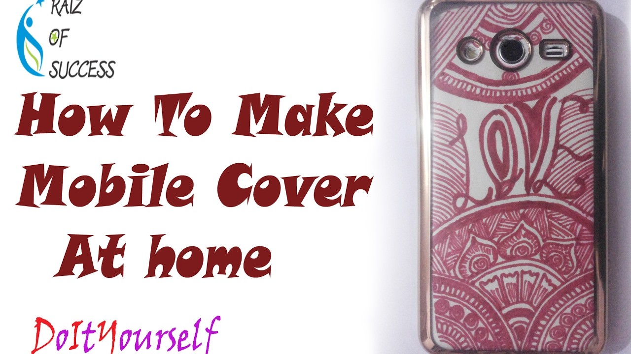 DIY:how to make mobile cover at home Easy Step by step