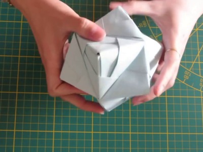 Selbst falten Laterne - einfach Origami - Falten mit Papier - Folding Papier Decoration