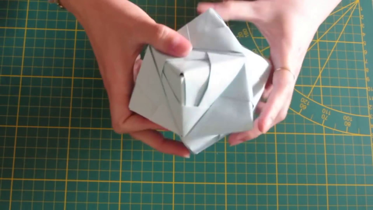 Selbst falten Laterne - einfach Origami - Falten mit Papier - Folding Papier Decoration