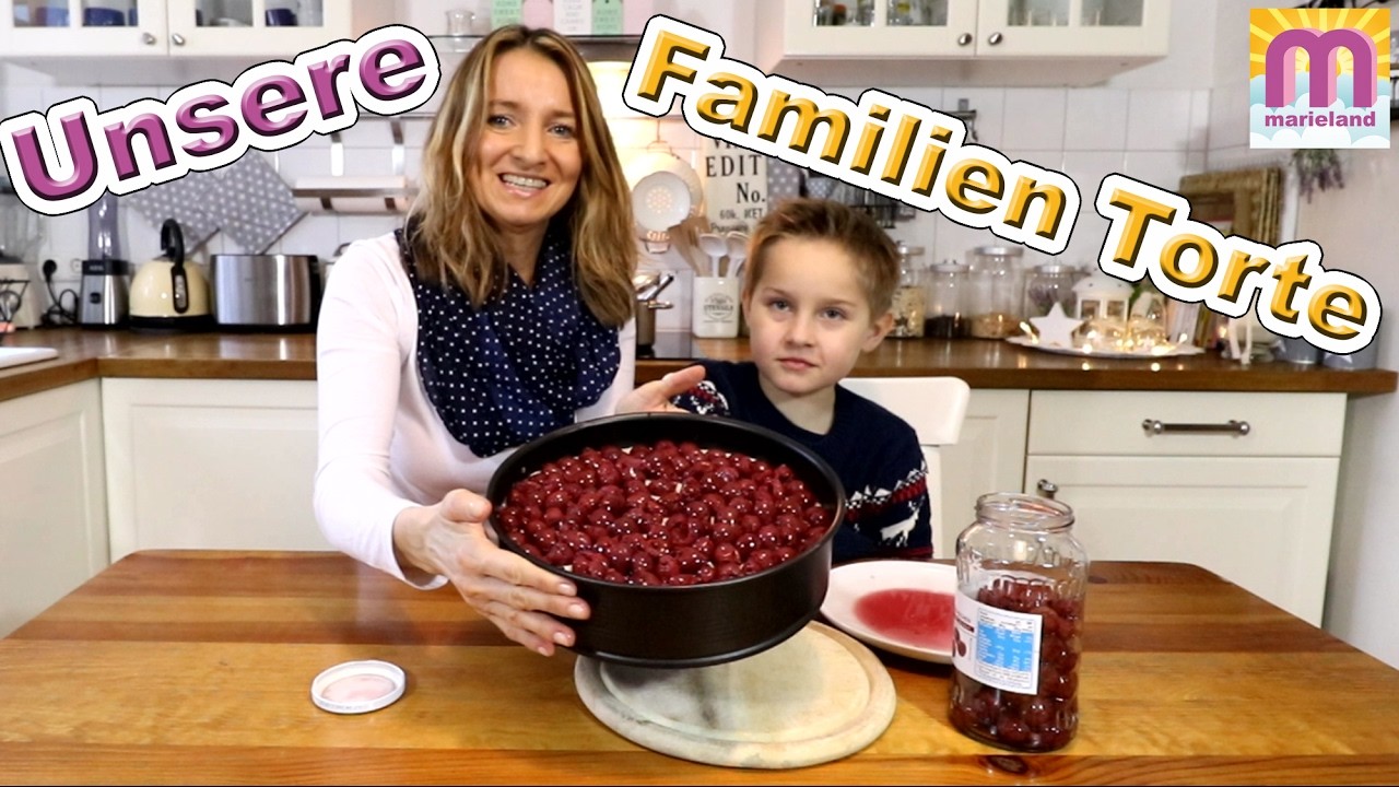 UNSERE FAMILIEN TORTE | Kirschkuchen DIY marieland