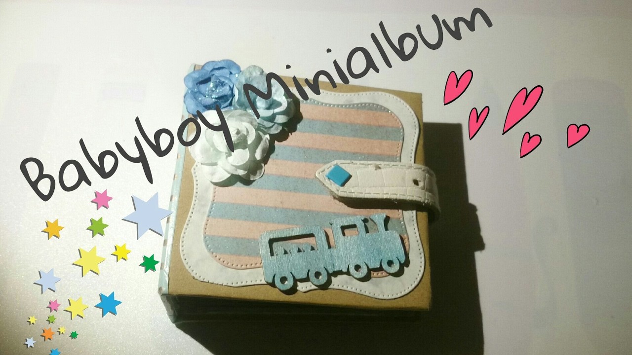 Baby Boy Minialbum Scrapbook DIY