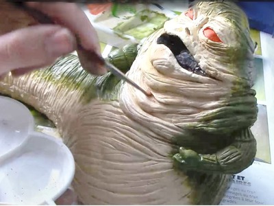 How to sculpt STAR WARS Jabba the Hutt figure - Item Inventor