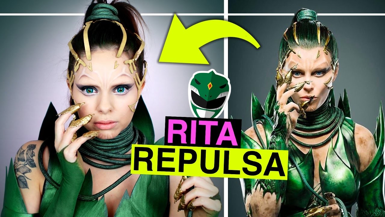 POWER RANGERS - RITA REPULSA - Makeup & DIY Kostüm