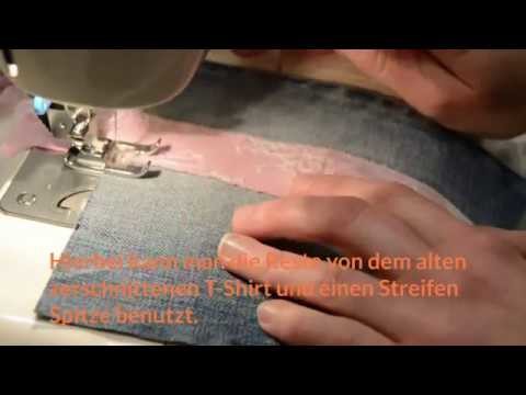 DIY - Upcycling, Video Teil 5: Smartphone-, Handy Tasche aus gebrauchter Jeans selbst nähen.