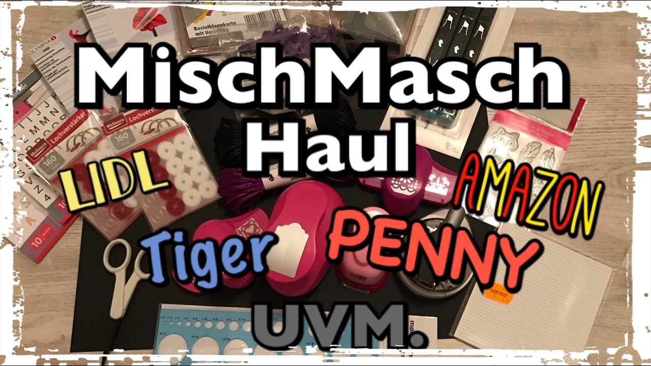 Misch Masch Haul (Tiger, Penny, Lidl, Amazon uvm.) Twinmarker, Eckenabrunder, Fiskars, DIY