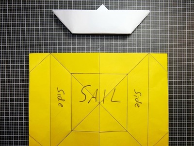 Origami verstehen: Das traditionelle Schiff - wie es gemacht ist.