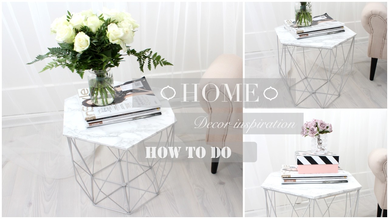DIY Home Decor - Inspiration Marmor Tisch