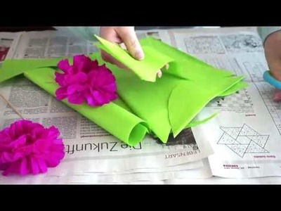 Pfingstrosen aus Seidenpapier DIY Blumen einfach und leicht
