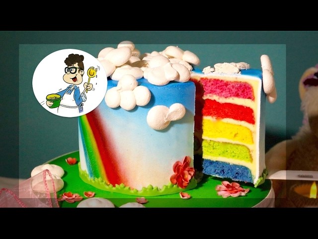 Rainbow Cake. Hidden Design