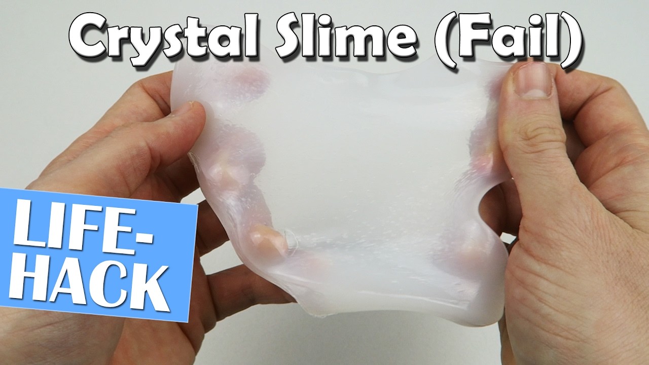 Crystal Slime (Fast) selber machen - DIY | Lifehack