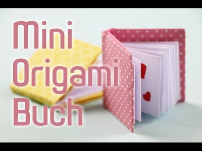 Mini Origami Buch falten - Anleitung - Talu.de