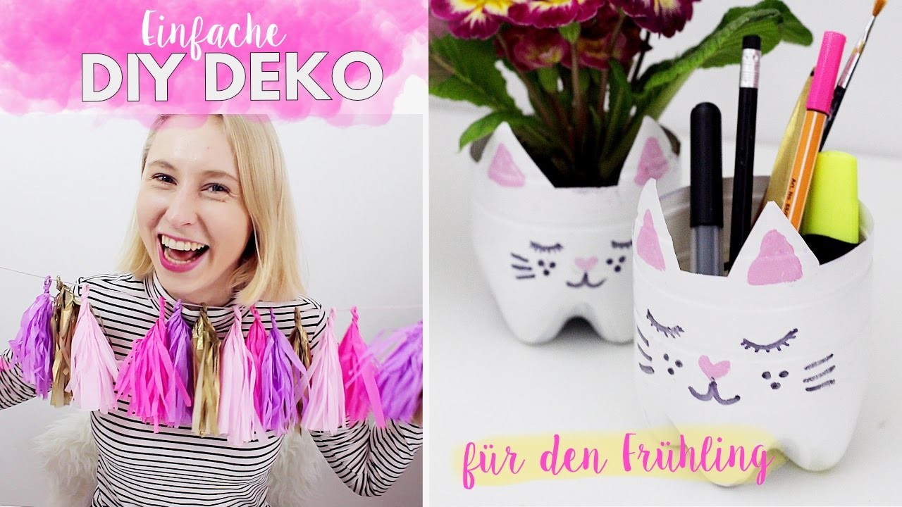 Einfache DIY Deko Ideen für den Frühling im Pinterest Style selber machen