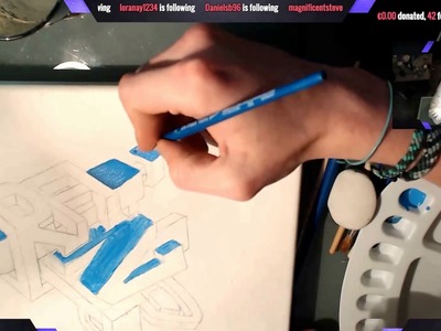 Graffiti Rain, Canvas Graffiti lernen Pinsel und Leinwand 3D Graffiti Bremen 1 Speedup