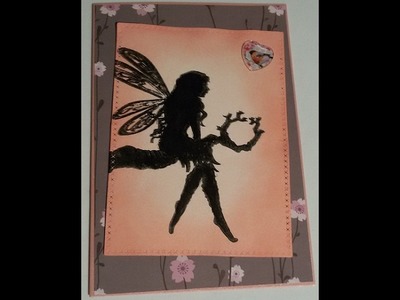 [ How To, Tutorial, Anleitung, Watch me Craft]  Feenkarte.fairy card #5