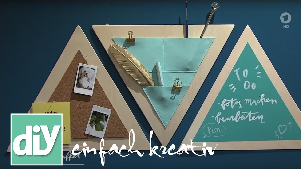 Dreiecks-Organizer mit Ledertasche | DIY einfach kreativ