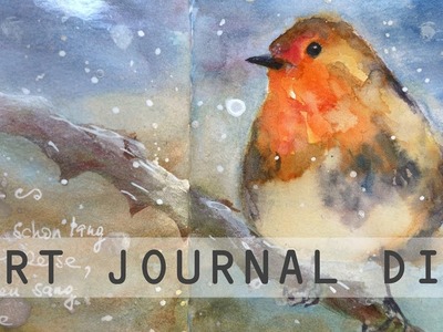 Art Journal DIY Mein Gartenjahr November