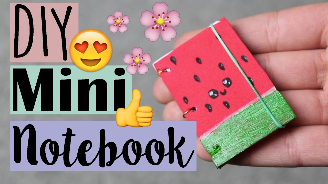 DIY mini NOTEBOOK | My Lifestyle ♥