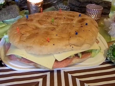 DIY: Riesen XXL SANDWICH-Torte, herzhafte Torte SELBER MACHEN; Ostern,  Brunch,Party-Picknick Rezept