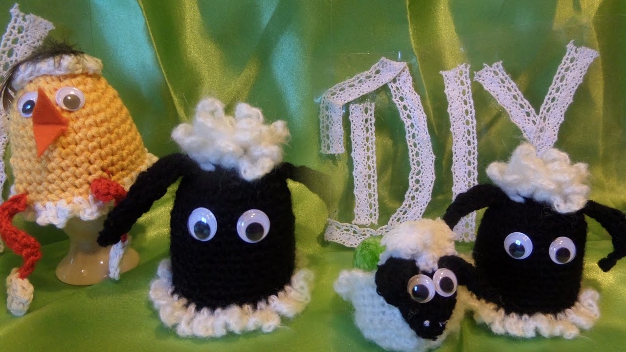 DIY: Shaun das Schaf Eierwärmer, Tisch DEKO ,Handpuppe,zum SELBER MACHEN; How to