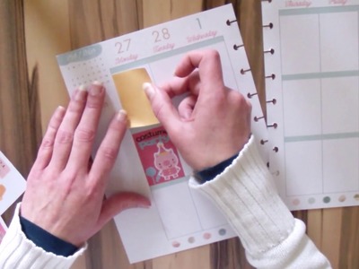 Happy Planner Spread PWM vorbereiten deutsch