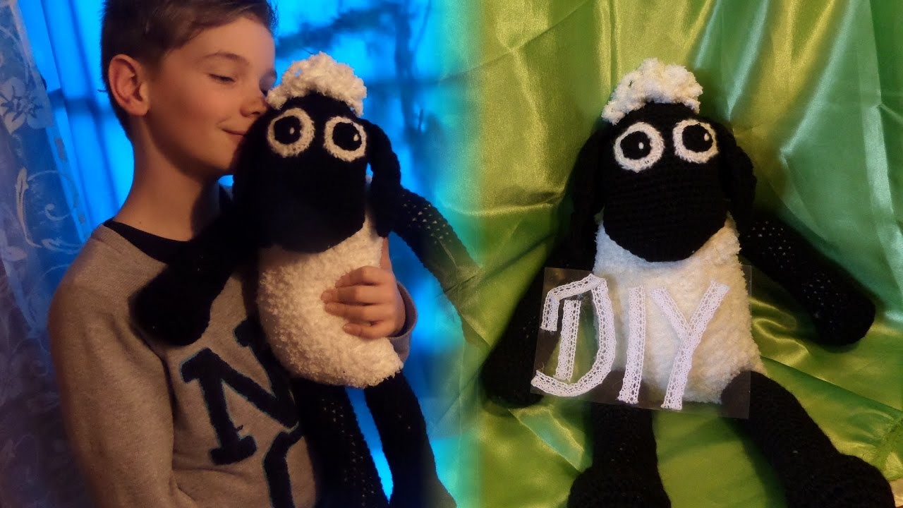 DIY: Kuscheltier Shaun das Schaf SELBER MACHEN; Häkel-Schule Teil 2 How-to